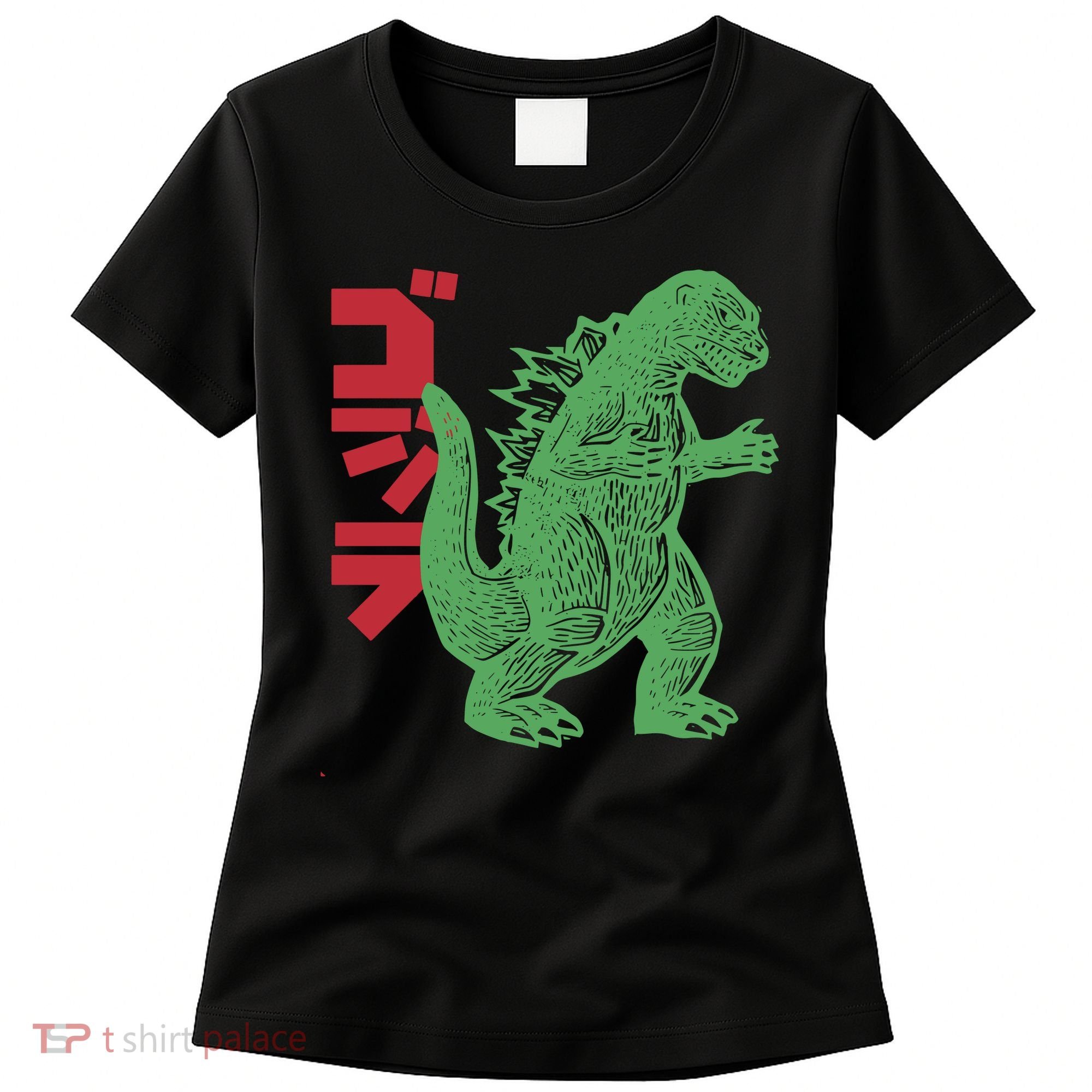 Retro Japanese Monster Movie Inspired Women's T-Shirt