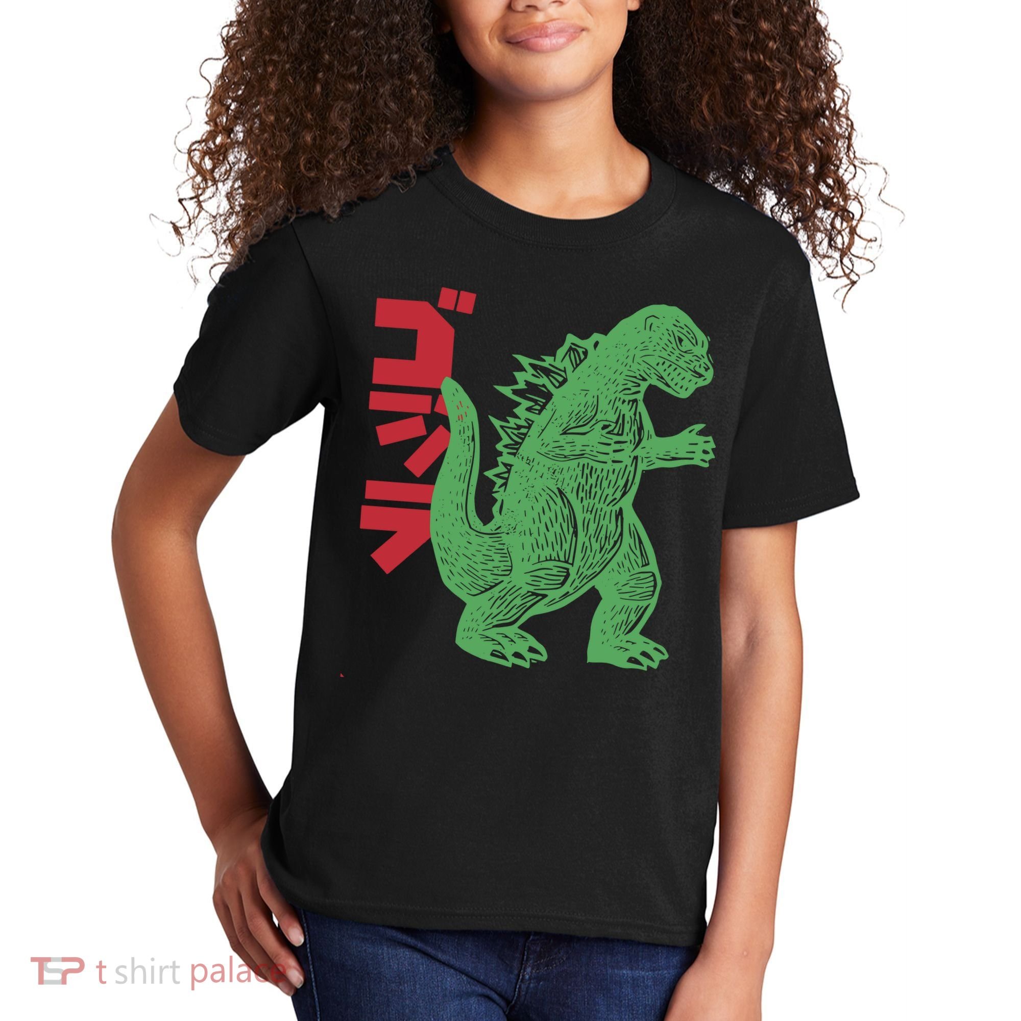 Retro Japanese Monster Movie Inspired Kids T-Shirt