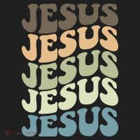 Retro Jesus Name Christian Faith Beanie thumb 2