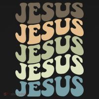 Retro Jesus Name Christian Faith Coaster thumb 2