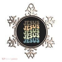 Retro Jesus Name Christian Faith Ornament thumb 0