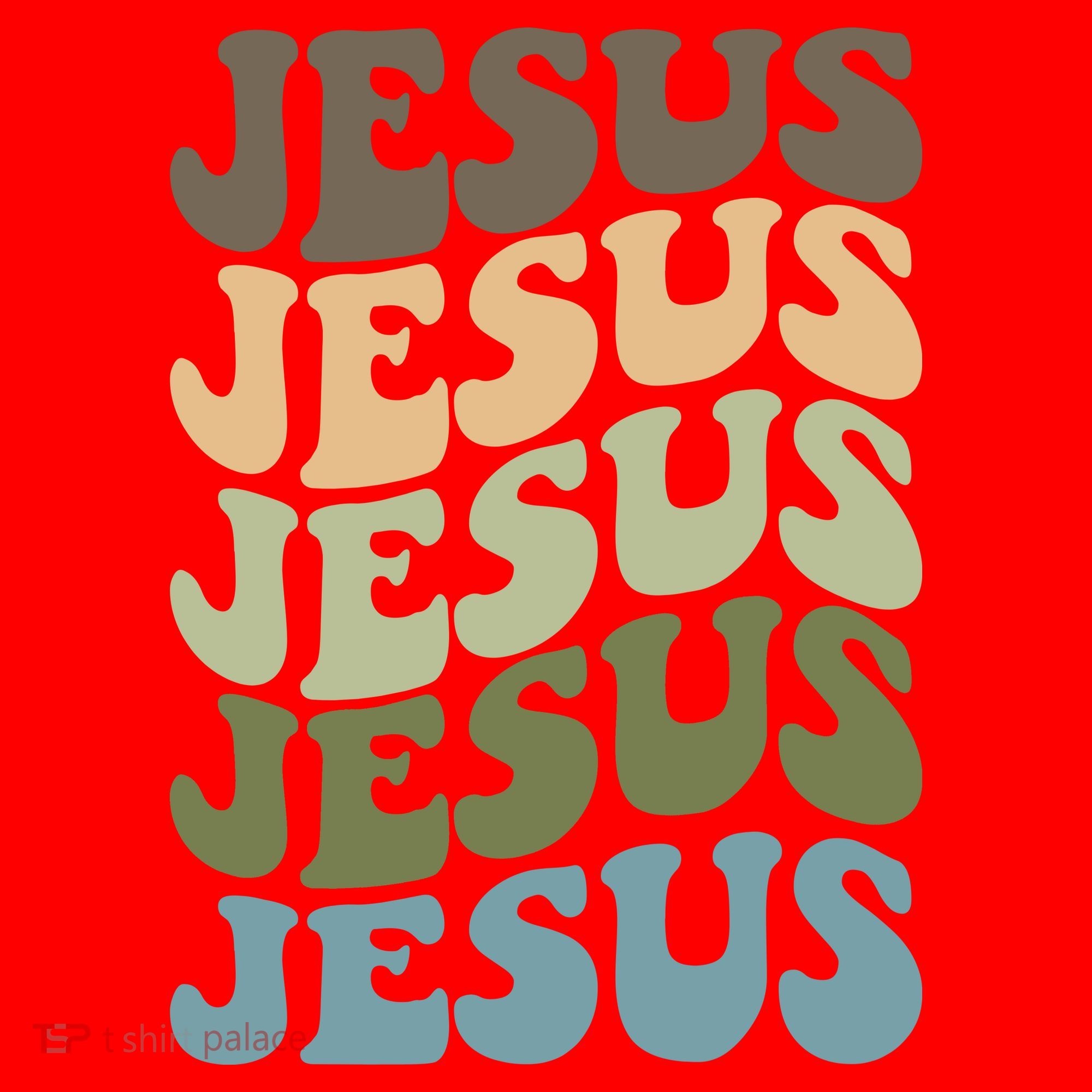 Retro Jesus Name Christian Faith Santa Hat