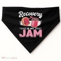 Recovery Jam Narcotics Anonymous Na Aa Sober Sobriety USA-Made Doggie Bandana thumb 0