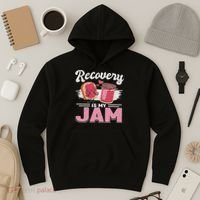 Recovery Jam Narcotics Anonymous Na Aa Sober Sobriety Hoodie thumb 3