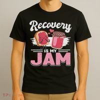 Recovery Jam Narcotics Anonymous Na Aa Sober Sobriety T-Shirt thumb 3