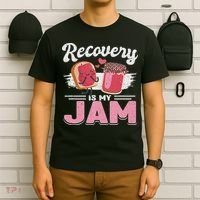 Recovery Jam Narcotics Anonymous Na Aa Sober Sobriety T-Shirt thumb 6
