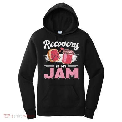 Recovery Jam Narcotics Anonymous Na Aa Sober Sobriety Women's Hoodie