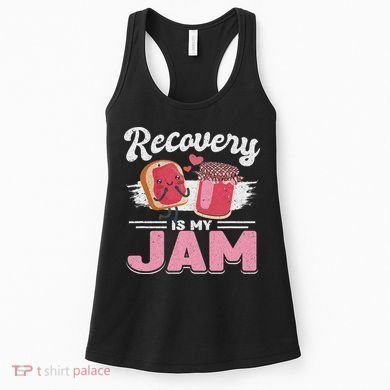 Recovery Jam Narcotics Anonymous Na Aa Sober Sobriety Women's Tank Top
