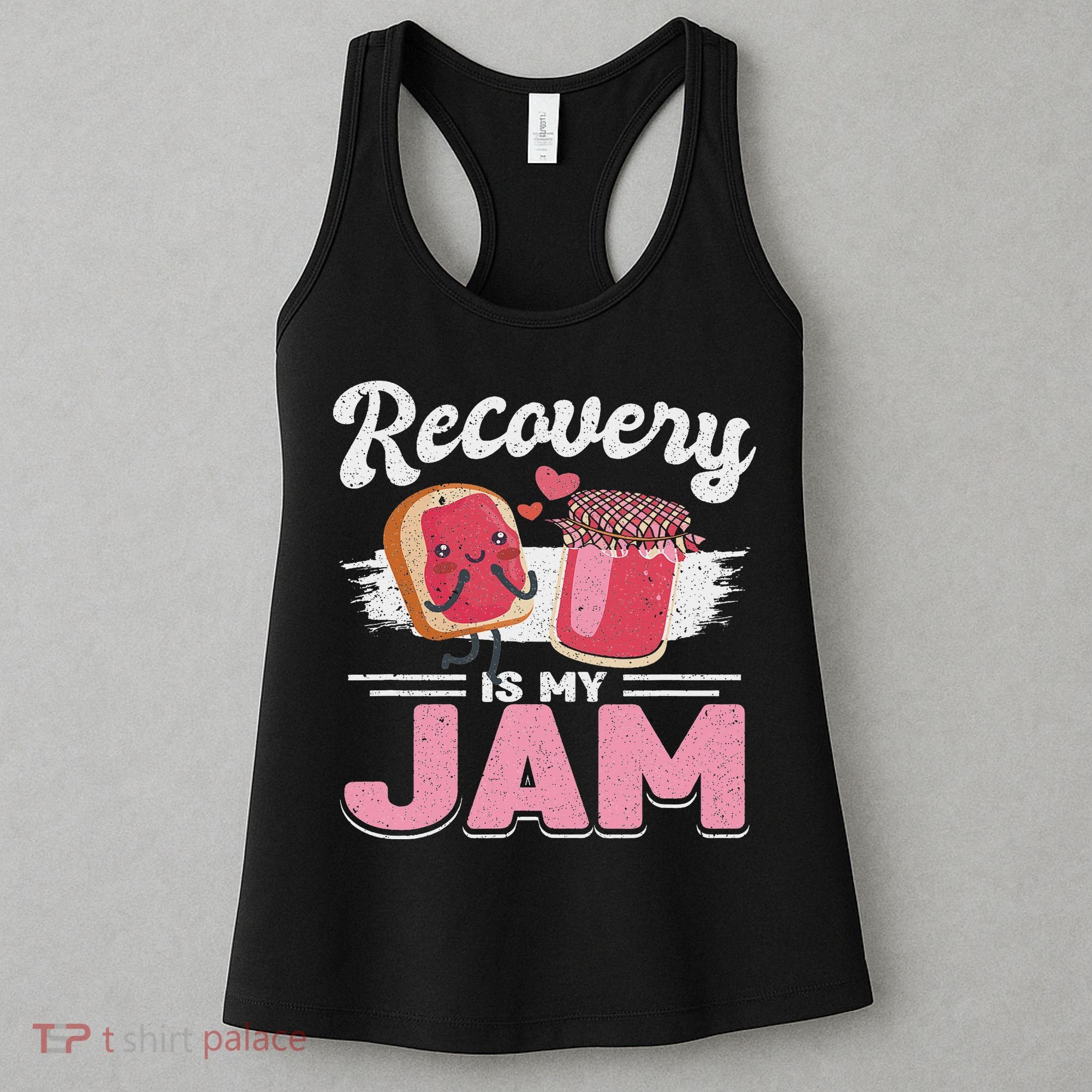 Recovery Jam Narcotics Anonymous Na Aa Sober Sobriety Women's Tank Top