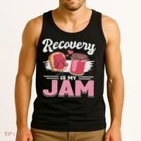 Recovery Jam Narcotics Anonymous Na Aa Sober Sobriety Tank Top thumb 3