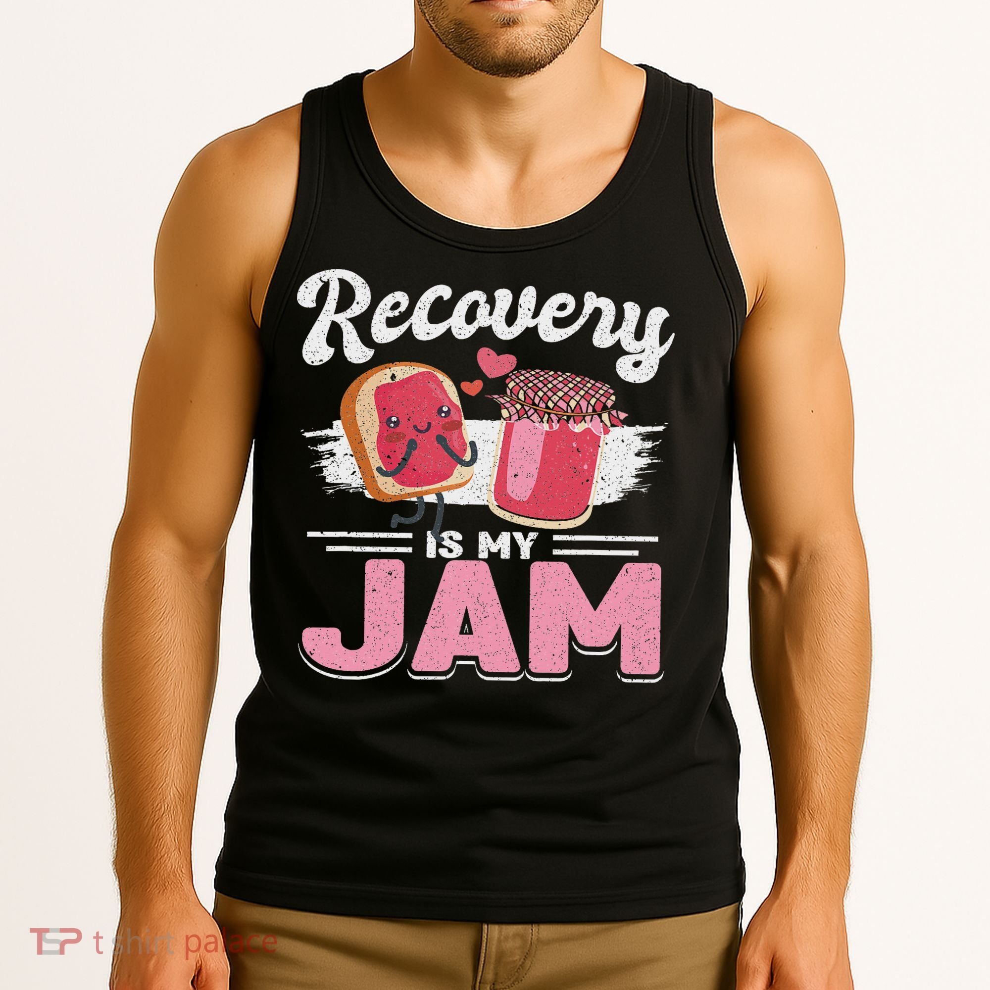 Recovery Jam Narcotics Anonymous Na Aa Sober Sobriety Tank Top