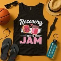 Recovery Jam Narcotics Anonymous Na Aa Sober Sobriety Tank Top thumb 4