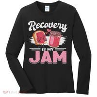 Recovery Jam Narcotics Anonymous Na Aa Sober Sobriety Women's Long Sleeve Shirt thumb 0