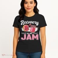 Recovery Jam Narcotics Anonymous Na Aa Sober Sobriety Women's T-Shirt thumb 4