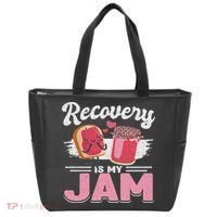 Recovery Jam Narcotics Anonymous Na Aa Sober Sobriety Tote Bag thumb 0