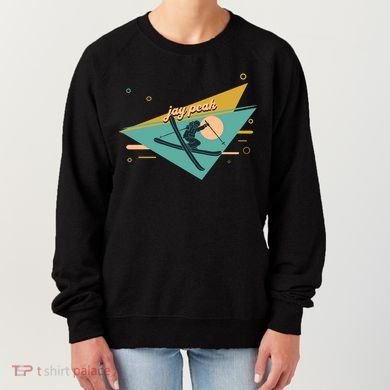 Retro Jay Peak Vermont Ski Resort Gift Women's Sweatshirt