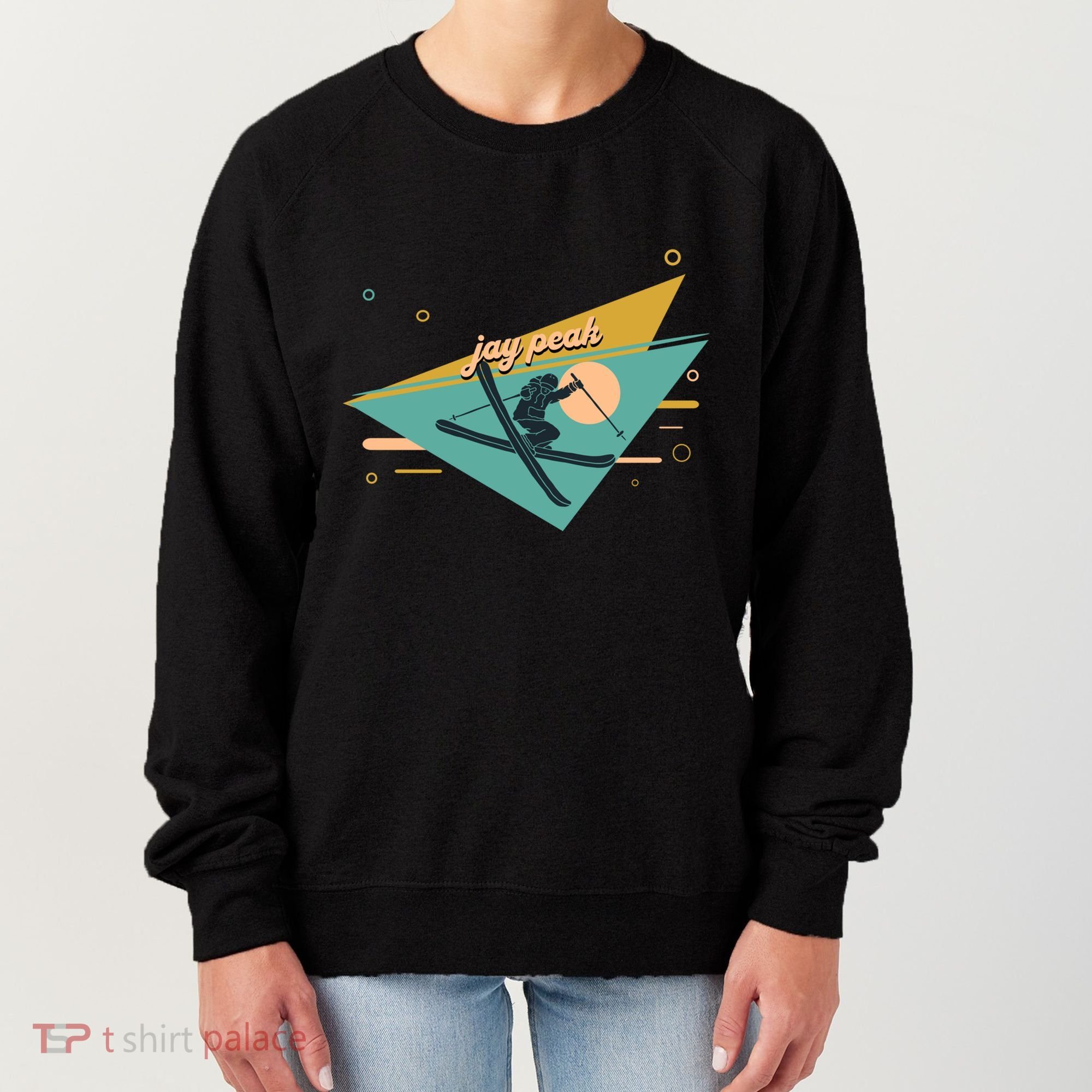 Retro Jay Peak Vermont Ski Resort Gift Women's Sweatshirt