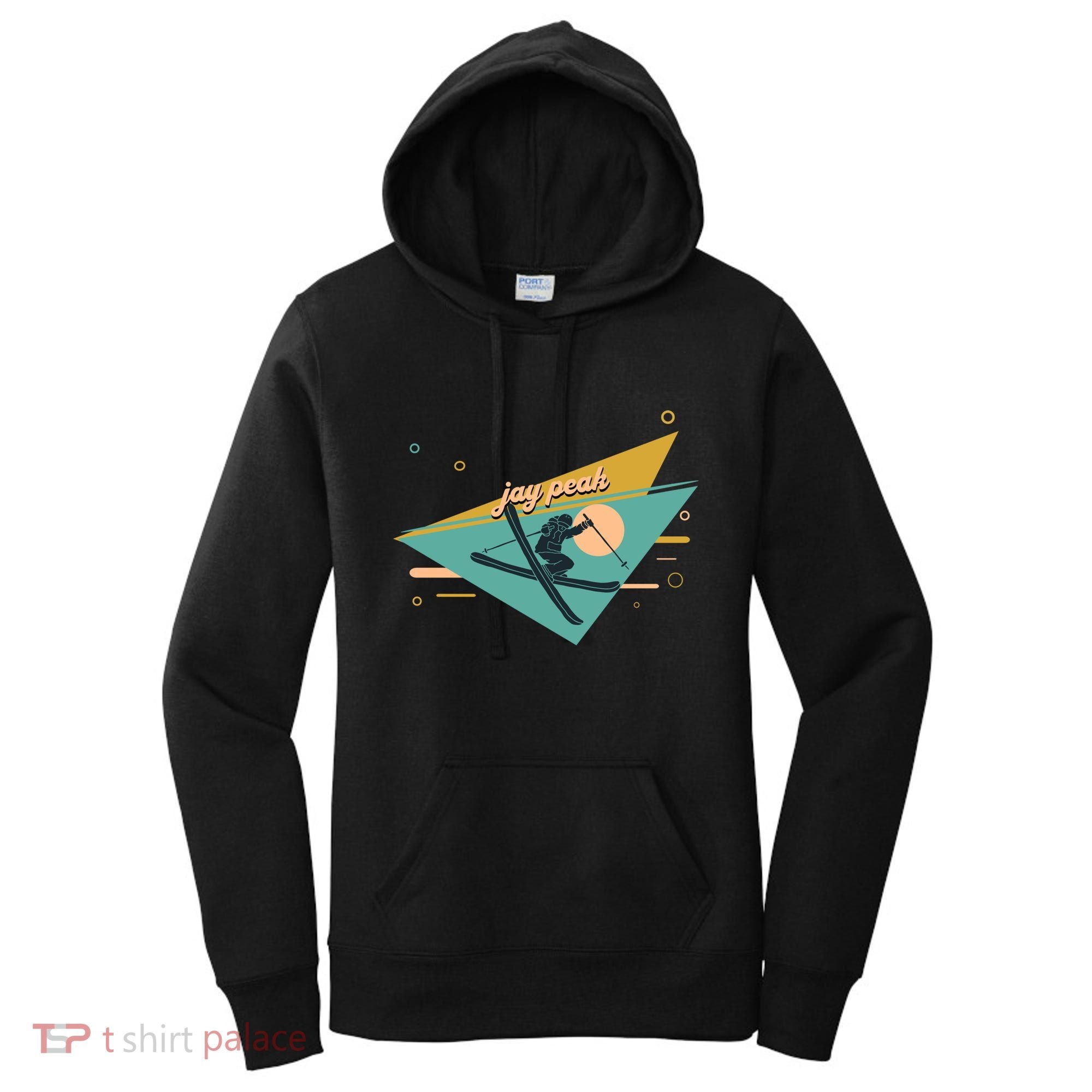 Retro Jay Peak Vermont Ski Resort Gift Women's Hoodie