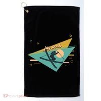 Retro Jay Peak Vermont Ski Resort Gift Golf Towel thumb 0