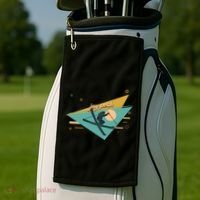 Retro Jay Peak Vermont Ski Resort Gift Golf Towel thumb 2