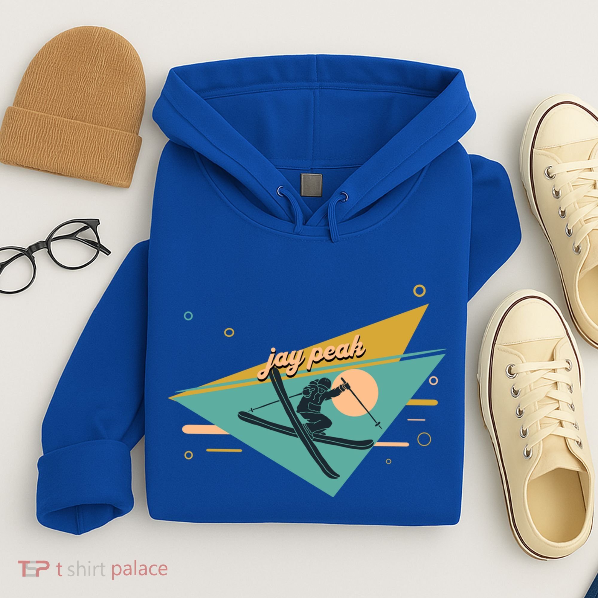 Retro Jay Peak Vermont Ski Resort Gift Hoodie
