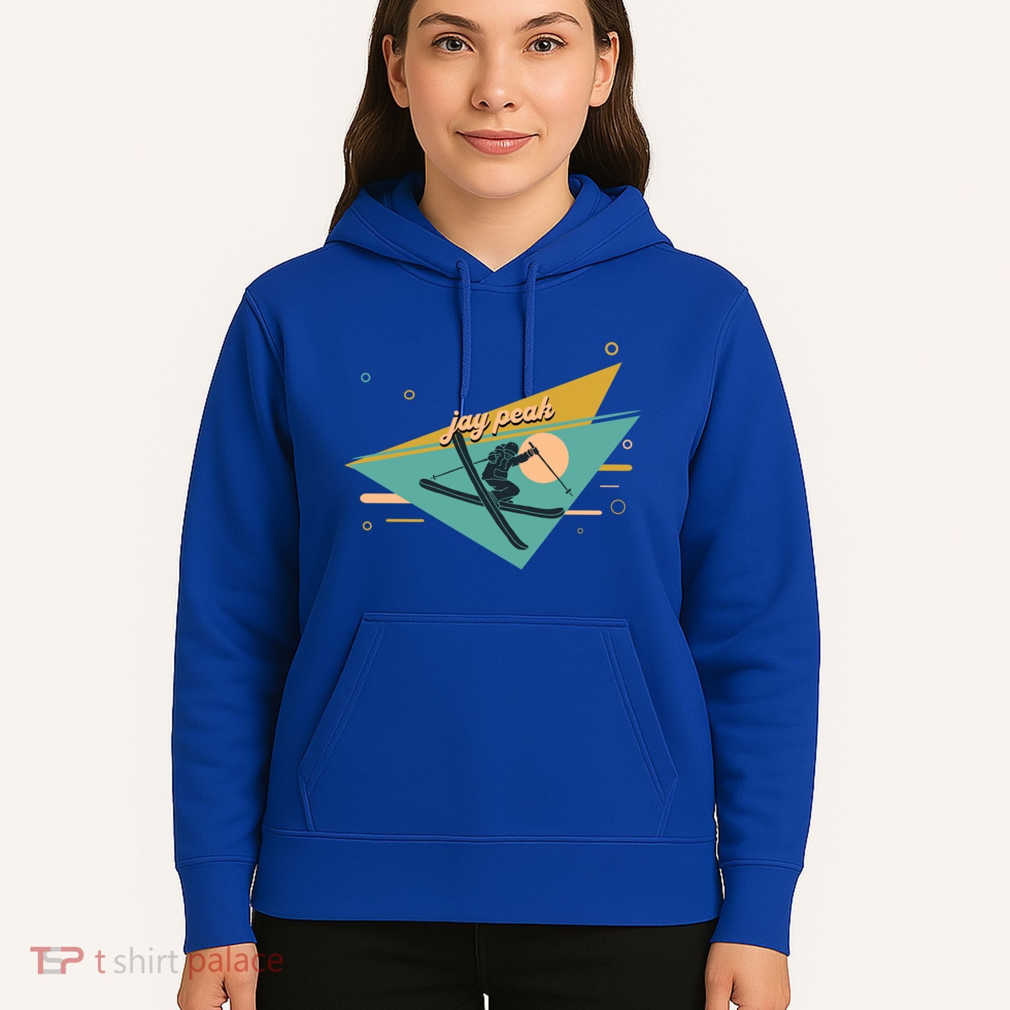 Retro Jay Peak Vermont Ski Resort Gift Hoodie