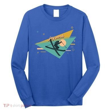 Retro Jay Peak Vermont Ski Resort Gift Long Sleeve Shirt