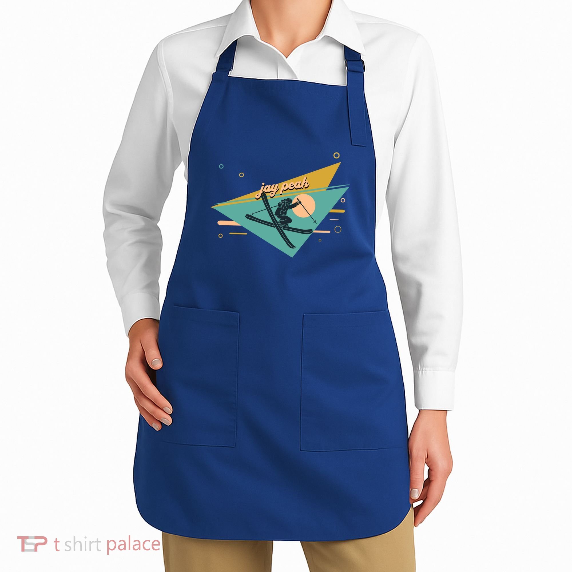 Retro Jay Peak Vermont Ski Resort Gift Apron