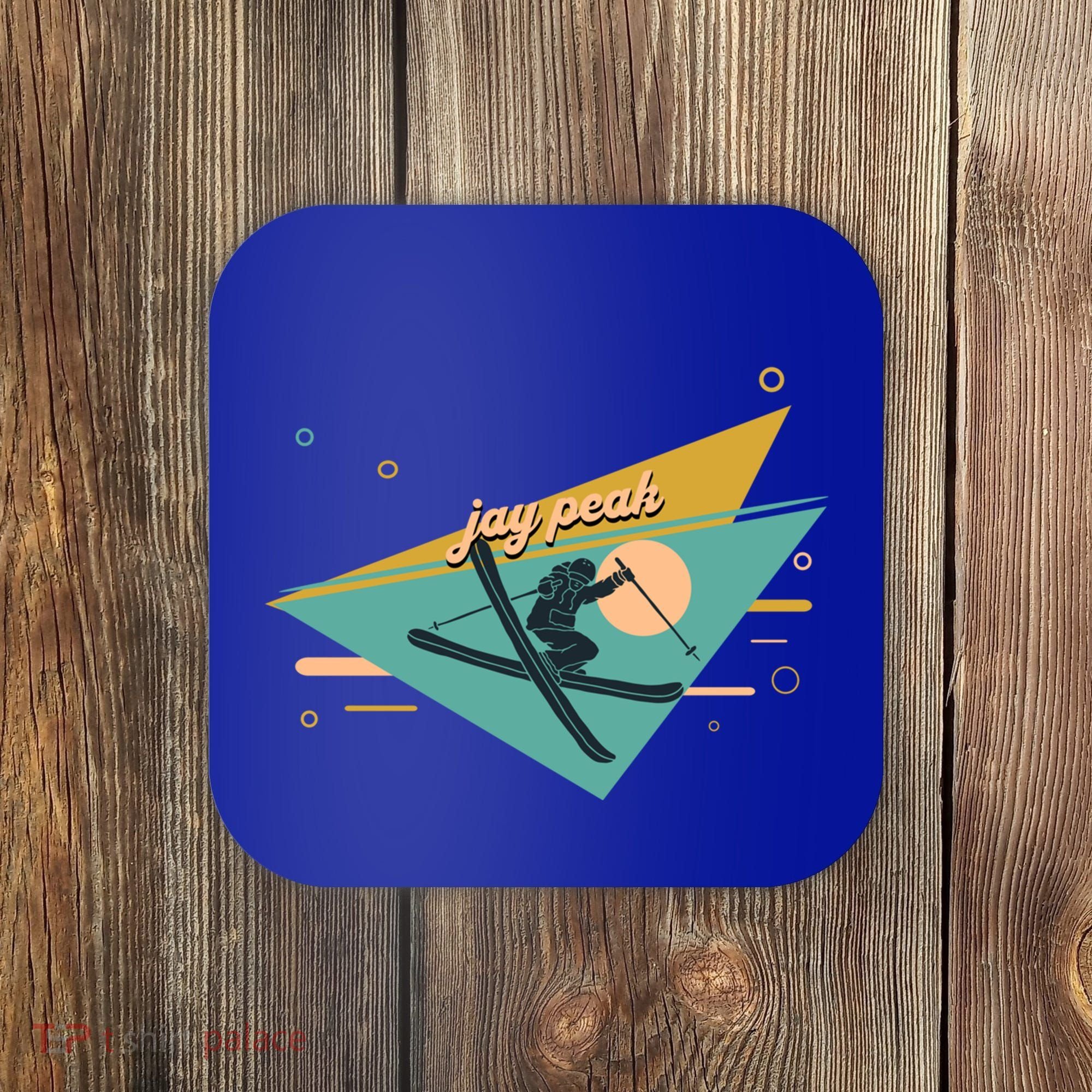 Retro Jay Peak Vermont Ski Resort Gift Coaster