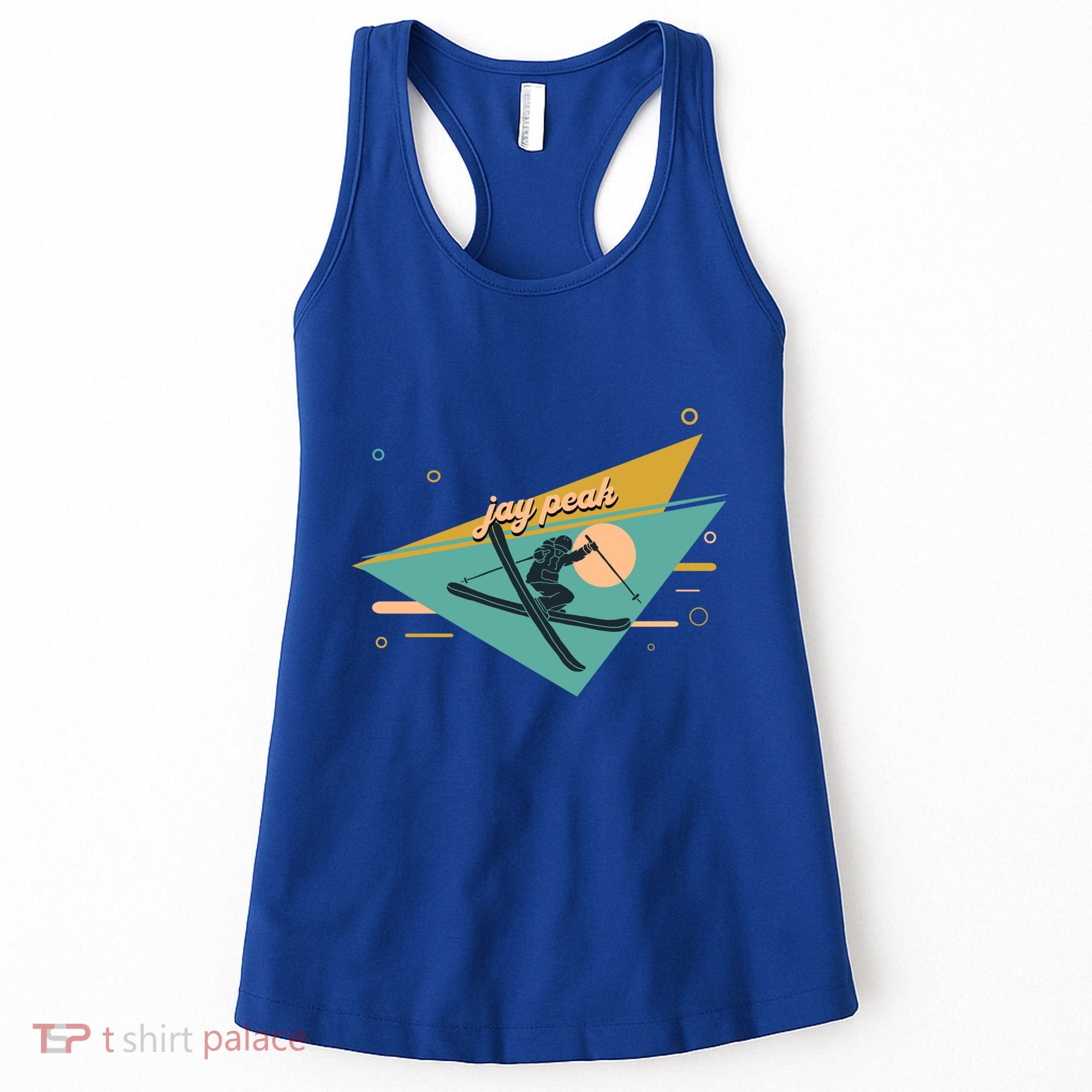Retro Jay Peak Vermont Ski Resort Gift Women's Tank Top