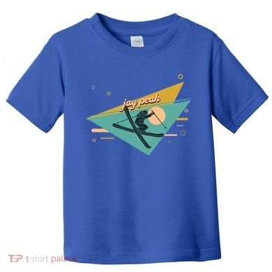 Retro Jay Peak Vermont Ski Resort Gift Toddler T-Shirt