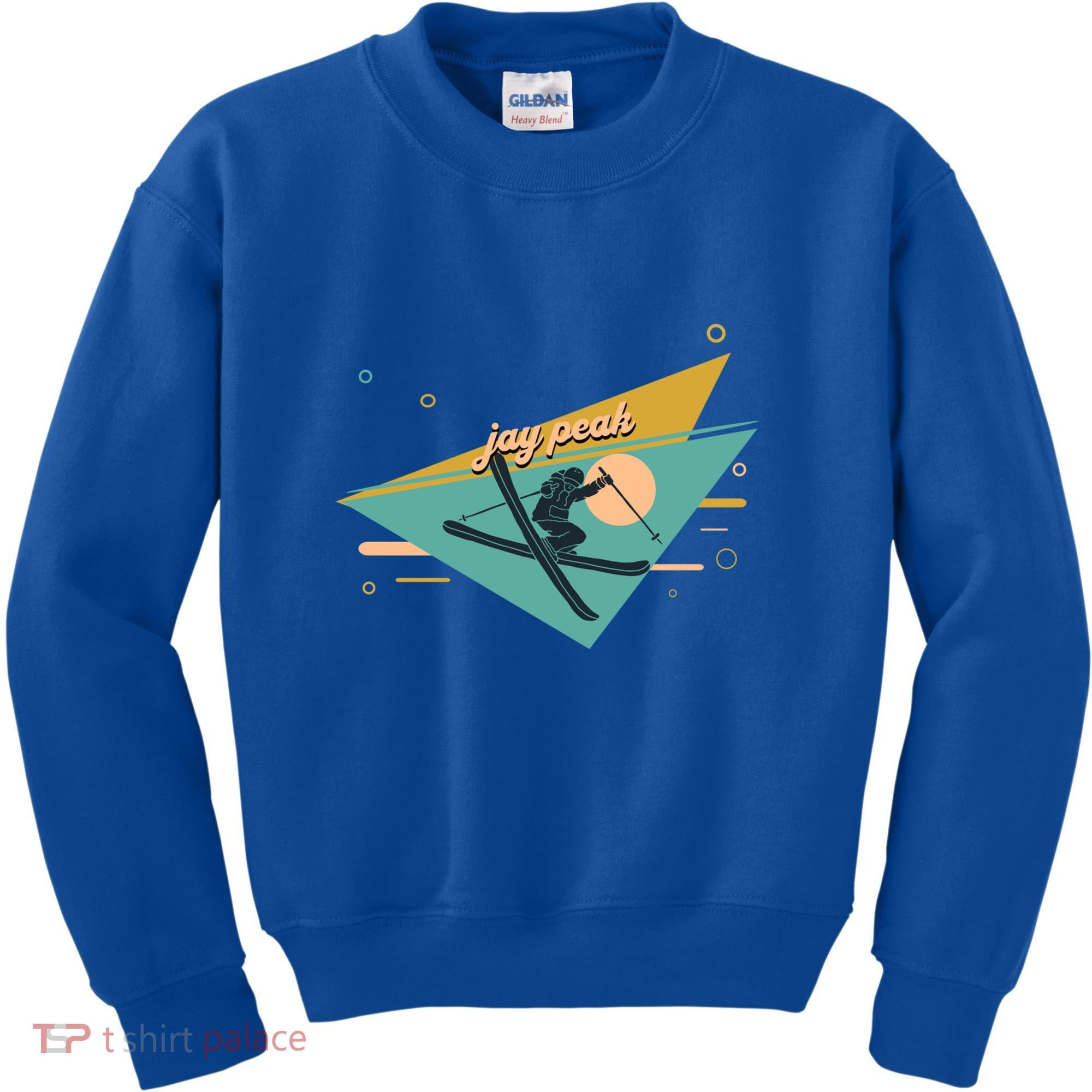 Retro Jay Peak Vermont Ski Resort Gift Kids Sweatshirt