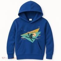 Retro Jay Peak Vermont Ski Resort Gift Kids Hoodie thumb 0