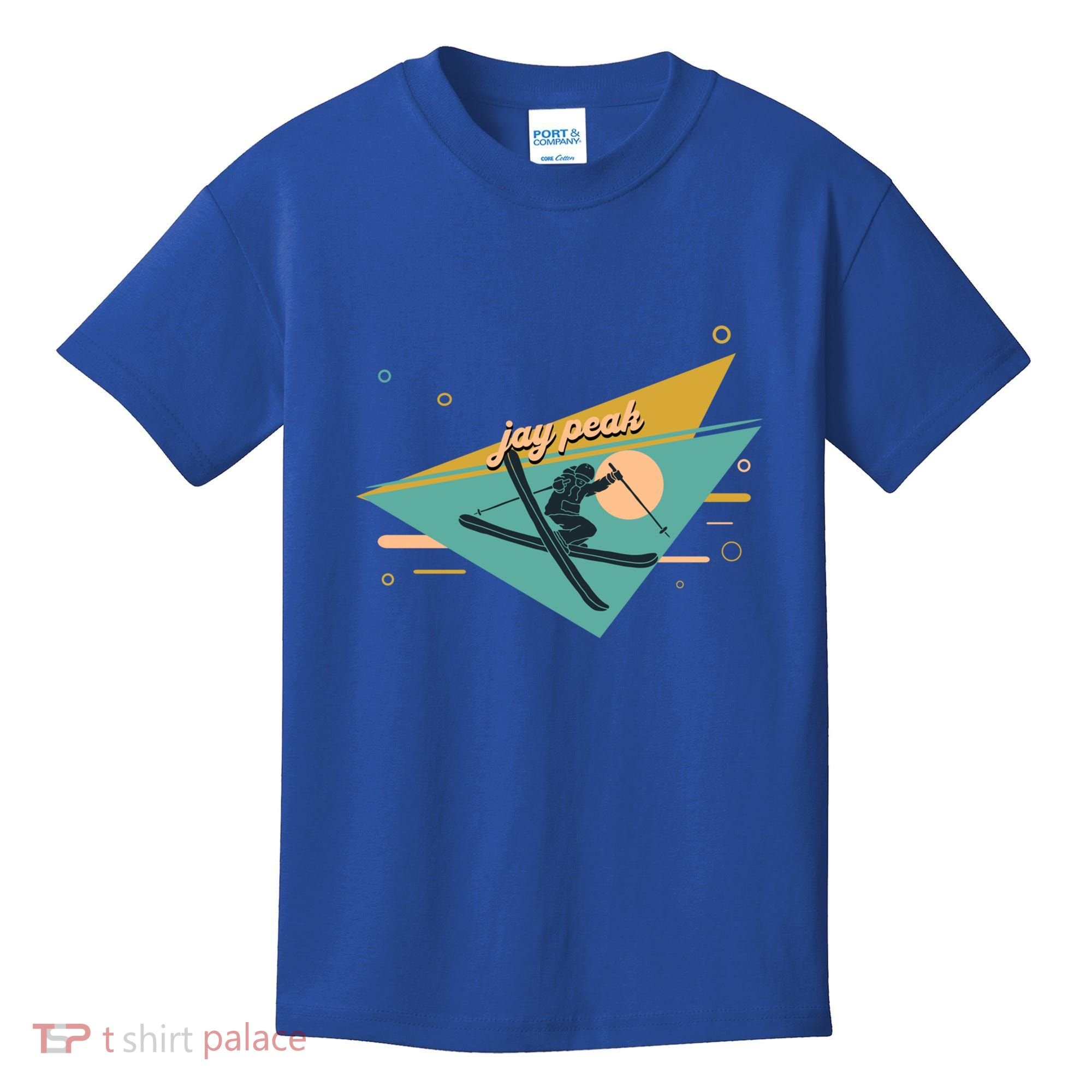 Retro Jay Peak Vermont Ski Resort Gift Kids T-Shirt