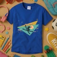 Retro Jay Peak Vermont Ski Resort Gift Kids T-Shirt thumb 3