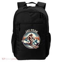 Retro Jay Peak Vermont Ski Retro Sunset Cute Gift Backpack thumb 0