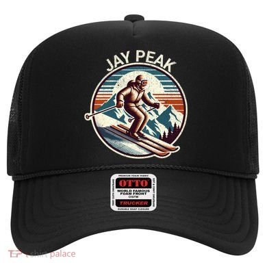 Retro Jay Peak Vermont Ski Retro Sunset Cute Gift Hat