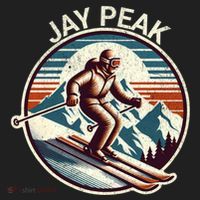 Retro Jay Peak Vermont Ski Retro Sunset Cute Gift Hat thumb 2