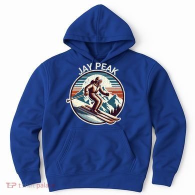 Retro Jay Peak Vermont Ski Retro Sunset Cute Gift Hoodie