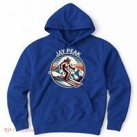 Retro Jay Peak Vermont Ski Retro Sunset Cute Gift Hoodie thumb 0