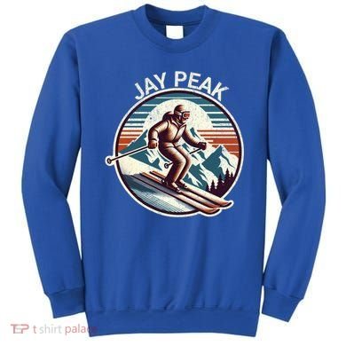 Retro Jay Peak Vermont Ski Retro Sunset Cute Gift Sweatshirt