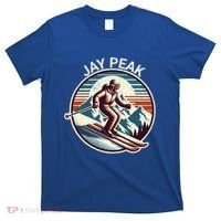 Retro Jay Peak Vermont Ski Retro Sunset Cute Gift T-Shirt thumb 0