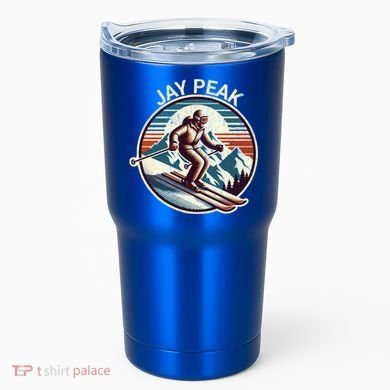 Retro Jay Peak Vermont Ski Retro Sunset Cute Gift Tumbler