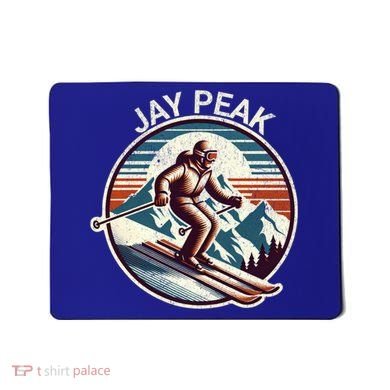 Retro Jay Peak Vermont Ski Retro Sunset Cute Gift Mousepad