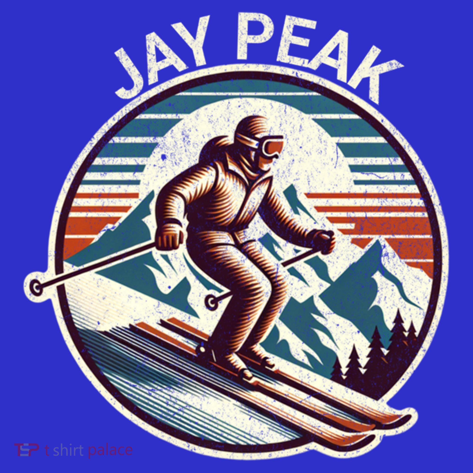 Retro Jay Peak Vermont Ski Retro Sunset Cute Gift Women's Tank Top