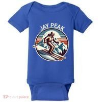 Retro Jay Peak Vermont Ski Retro Sunset Cute Gift Baby Bodysuit thumb 0