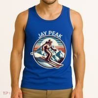 Retro Jay Peak Vermont Ski Retro Sunset Cute Gift Tank Top thumb 3