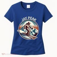 Retro Jay Peak Vermont Ski Retro Sunset Cute Gift Women's T-Shirt thumb 0