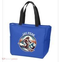 Retro Jay Peak Vermont Ski Retro Sunset Cute Gift Tote Bag thumb 3
