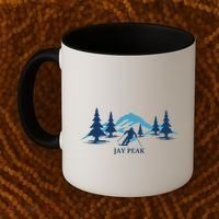 Retro Jay Peak Vermont Skiing Skier Blue Mountains Gift Coffee Mug thumb 2